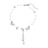 Lágrimas de Sirena ~ Collar de Borla de Perla de Agua Dulce y Diamante Flash para Mujer 2021 Nuevo Collar Corto
