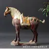 Caballo Tang Sancai Caballo Clásico Caballo de Cerámica Adornos de Caballo Seis Artesanías de Caballo Decoración de Sala de Estar Hogar Adornos Vintage