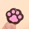 Chaveiro de Borracha Macia em PVC com Contas de Desenho Animado Personalizadas Presente Criativo Silicone Publicitário Promocional Acessórios de Cabelo Borracha