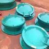 Puerta de Acero Compuesto de Fibra de Vidrio Anti-Retorno de Doble Apertura Lateral para Manejo de Agua en Ganado