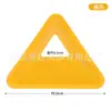 Disco Marcador Triangular, Placa Marcadora para Treinamento de Futebol, Marcador de Canto de Futebol, Obstáculo para Treinamento de Futebol, Borracha Macia, Durável e Resistente a Pisoteio