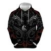Comércio exterior transfronteiriço Homens tamanho europeu casual camisola com capuz impressão 3d moda europeia e americana outono e inverno novo capuz masculino