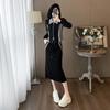 Traje Deportivo Casual de Moda y Juvenil para Mujer, Nuevo Estilo Urbano de Moda Primavera y Otoño 2026, Cardigan con Cremallera y Falda Suave y Vibrante
