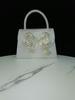 Nuevo bolso de mano cruzado con incrustaciones de diamantes, bolso de noche con diamantes de imitación, bolso de banquete, bolso cruzado de hombro con diamantes para mujer
