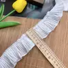 Accesorios de Encaje de Hongo Plisado de Alta Gama de 5 cm de Ancho Material de Decoración para Dobladillo de Ropa Bolso del Dolor Hecho a Mano DIY Accesorios