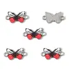 Acessórios de Joias Populares DIY Borboleta Estampada Pingente Duplo Acessórios Componentes de Joias Fecho de Elo para Pulseira W566