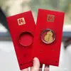 Oro Puro 999 Princesa, ¡Por Favor Hazte Rica! Nuevo Estilo Sobre Rojo Pegatina para Teléfono Regalo para Reunión Anual de la Empresa Contrato