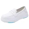 Zapatos de Enfermera para Mujer de Primavera y Verano, Transpirables, Antideslizantes, de Suela Blanda, Duraderos, Zapatos de Trabajo Blancos, Venta al por Mayor, Dropshipping Transfronterizo