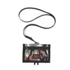 Bolsa Pequeña Plegable Ligera para Exteriores Bolsa Colgante para Identificación Bolso de Tarjetas Casual para Hombre Control de Acceso para Autobús Portatarjetas de Comida Bolso Colgante para Monedas en el Cuello