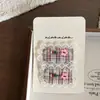 Nuevos pasadores de pelo, horquillas, pinzas laterales y pinzas para flequillo infantiles con diseño de cuadros florales de encaje de colores