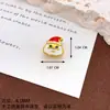 Ciervo de Navidad con Cuentas Copo de Nieve Accesorios para Joyería DIY Transfronterizo Lindo Oro Antiguo El Más Fácil de Combinar Accesorios para Collar Pulsera para Mujeres
