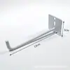 Gancho Recto de Agujero Único para Tablero Perforado 6mm Piezas de Ferretería Universales Estante de Almacenamiento Gancho Estante de Escritorio DIY Accesorios Pequeños