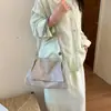 Bolsa Grande de Couro Macio Estilo Coreano para Mulheres 2026 Novo Modelo Bolsa de Ombro Transversal Bolsa de Trabalho de Luxo Bolsa Tote de Nicho