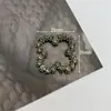 Acessórios de liga cinza com diamantes vazados estilo coreano joias simples de coração oval acessórios de cabelo feitos à mão bolsa sapatos acessórios de flor