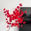 Flores de teto, flores artificiais, pequenas flores de sino, flores artificiais para sala de estar de casamento, decoração de salão de casamento, flores artificiais de phalaenopsis, flores de sino