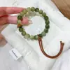 Transmissão ao vivo fonte pulseira de bodhi verde leiteira pulseira de contas de oração de círculo duplo chinês para homens mulheres acessórios de pulseira para brincar atacado