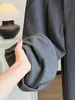 Novos Calças de Lã de Cintura Alta Wide Leg Outono/Inverno 2026 Feminino Soltas Emagrecimento Formato Pera Casuais Retas Longas
