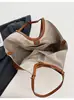 Bolso de Mano Tejido para Mujer 2025 Nuevo Bolso Grande Simple para el Trabajo Bolso de Mujer Gran Capacidad Bolso para Suegra Bolso de Hombro