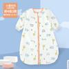 Saco de dormir para recién nacido, gasa, a prueba de patadas, ropa de bebé, primavera y verano, fino, otoño e invierno, grueso, manga extraíble, algodón, primera generación de pelo