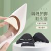 Almofadas de Meio Tamanho para Dedos para Redimensionar Sapatos, Almofadas para Metatarso, Palmilhas Antiderrapantes, Meias Palmilhas para Ajustar o Tamanho do Sapato, Saltos Altos com Bico Fino