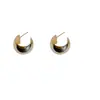 Pendientes de Aro en Forma de C Estilo Coreano ins Nicho Pendientes Simples Elegantes Pendientes de Estilo Frío Aguja de Plata 925 Pendientes Geométricos