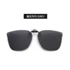 Clip para Gafas con Lente Polarizada para Mujer, Marco Grande Ultraligero, Gafas para Miopía al Conducir, Gafas de Sol con Protección UV, Clip para Gafas de Sol