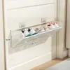 Entrada Rack de Sapatos para Entrada Armário de Sapatos para Corredor Doméstico Camadas Múltiplas Artefato de Armazenamento Atrás da Porta do Banheiro Rack de Sapatos Pequeno Montado na Parede