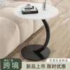 Mesa de Café Redonda Pequeña Creativa Personalizada Nórdica de Lujo Ligero para Sala de Estar de Hogar Apartamento Pequeño Mesa Auxiliar Redonda de Té para Ocio