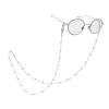 Nuevo producto transfronterizo: Cadena Sencilla y Elegante de Perlas Artificiales para Gafas, Cadena para el Cuello para Evitar que la Mascarilla se Caiga, Cadena para Gafas de Sol