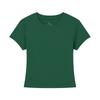 [Buenos Artículos Selección Estricta] Camiseta de Manga Corta Fina de 13 Colores para Mujer 2025 Nueva Cuello Redondo Camiseta Básica Versátil Ajustada