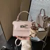 Bolso de Mano Cuadrado Pequeño Casual, Nuevo, Moderno y Versátil para Mujer, Textura Exquisita de Alta Calidad, Bolso de Hombro Cruzado