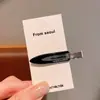Pinza para el pelo fina y sin costuras de estilo coreano para mujer, nuevo clip lateral para flequillo, clip de pico de pato para maquillaje de frente, accesorios para el cabello