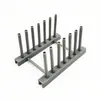 Escurridor de Platos de Cocina, Soporte de Plástico para Platos y Tapas de Ollas, Estante Doméstico de Almacenamiento y Escurrido, Estante de Almacenamiento Desmontable, Escurridor de Tazones