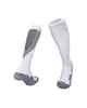 Meias de Futebol com Base de Toalha Espessa, Longas Respiráveis, Absorventes de Umidade, Antiderrapantes Esportivas, Meias de Futebol Infantil Listradas Acima do Joelho