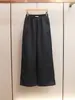 Pantalones Casuales de Pierna Ancha Rectos a Cuadros, Versátiles, Adelgazantes, Moda Coreana Nueva para Otoño e Invierno, de Gama Alta para Mujer, Shenzhen Nanyou