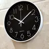 Relógio de Parede de Quartzo Silencioso Sem Tique-taque Relógio de Pendurar Decoração para Quarto Sala de Estar Casa