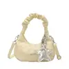 Moda Nicho Estilo Coreano Bolso de Mano para Empanadas Mujer Primavera 2026 Nuevo Plegado Moda Súper Caliente Bolso de Hombro Cruzado