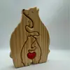 Popular Europeo y Americano Amazon Comercio Electrónico Transfronterizo Artesanía de Rompecabezas de Madera Adornos Personalización DIY