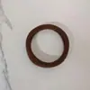 Goma para el pelo grande de 5 cm color café, banda elástica de alta elasticidad, no deja marcas, accesorio para el pelo no daña, goma para el pelo simple y versátil al por mayor