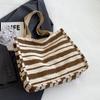 Bolsa de Lona de Gran Capacidad para Mujer 2026 Nuevo Estilo Bolso de Hombro Tote de Moda para Estudiantes Universitarias que Asisten a Clase Bolso de Hombro Pequeño