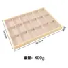 Caja de Joyería de Tronco Manchado Bandeja de Almacenamiento para Anillos Pendientes Pendientes Collar Colgante Accesorios para Fotografía de Joyería Bandeja de Exhibición