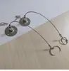 Cadena colgante de cable de acero para tablero de anuncios Cadena colgante Gancho magnético Pladur Acrílico Señal Tablero KT Señal de estacionamiento Cuerda colgante para pancarta
