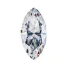 Wuzhou Cultiva e Fornece Pedras Soltas de Moissanita em Formato Marquise com Diamantes Anéis com Inlay para DIY Pingentes Colares Pingentes