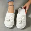 Pantuflas de algodón para mujer para uso doméstico en invierno, pantuflas de interior para maternidad, pantuflas peludas de invierno para parejas