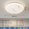 Nueva lámpara de techo rectangular minimalista de estilo italiano de Zhongshan para la sala de estar, lámpara de iluminación de dormitorio de alta gama con imitación de mármol de espectro completo