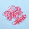 Corea del Sur sensación esmerilada pintura caramelo arcoíris colorido acrílico cadena abierta llavero transparente joyería diy