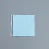 Saco OPP 8*8 Embalado Individualmente Microfibra Veludo Dupla Face Pano de Polimento Prata Atacado
