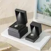 Caja de Joyería con Luz LED de Ángulo Recto Caja para Anillos Caja para Pulseras Colgante Caja de Empaque para Joyería Caja de Joyería Engrosada con Luz