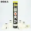 Bolas de Badminton Originais Boka, Pacote de 3/6/12, para Competição e Treinamento Indoor e Outdoor, Profissional, Durável, Bolas de Pena de Ganso Brancas Sem Marca
