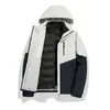 Chaqueta de Trabajo Tres en Uno Desmontable de Dos Piezas a Prueba de Viento Cálida para Otoño e Invierno con LOGOTIPO Estampado y Bordado